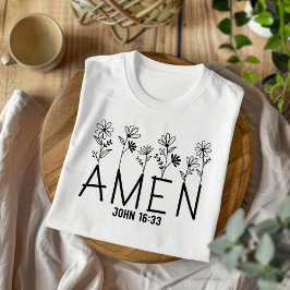 Amen for Women and Children Christian T-Shirt