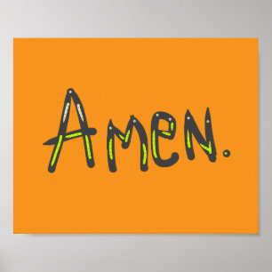 Amen Så Må Det Vara Poster