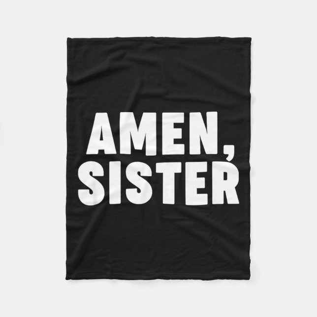 Amen Sister  Fleecefilt (Framsidan)