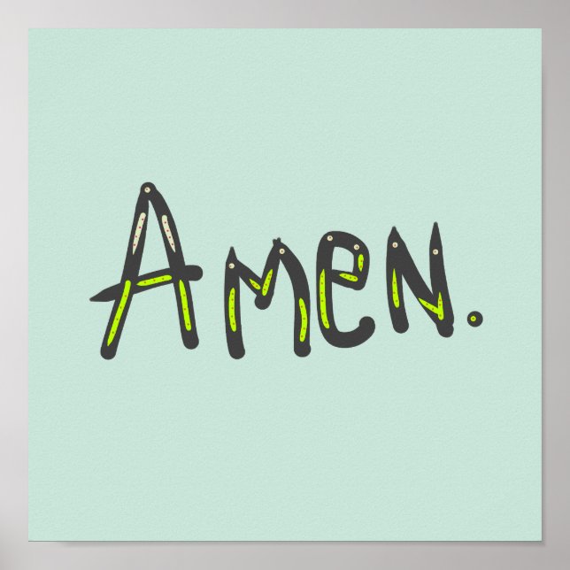 Amen So Be It Poster (Framsidan)