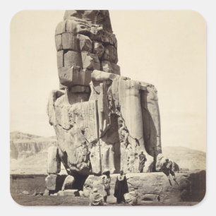 Amenhotep I:s "röstlängd", kolossal staty Fyrkantigt Klistermärke