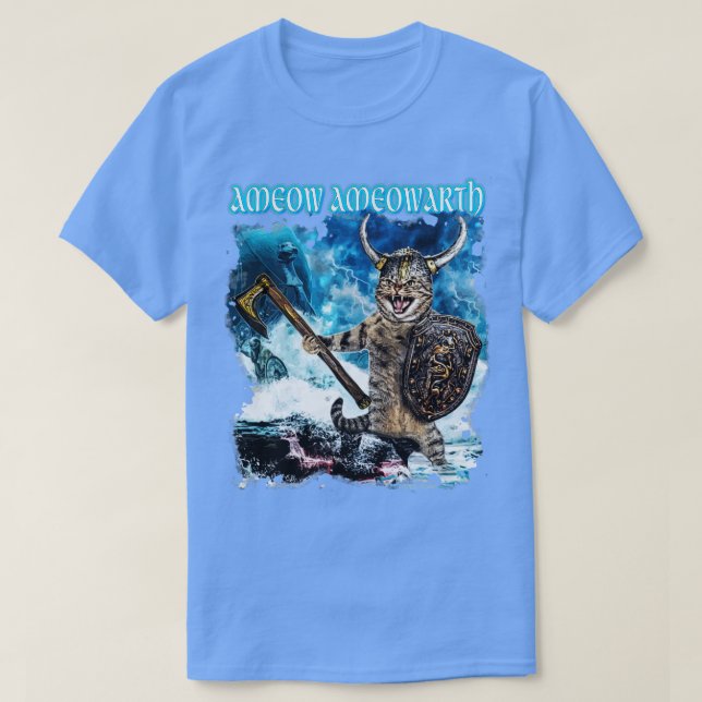 Ameow Ameowarth Metall Cats Tribute T Shirt (Design framsida)