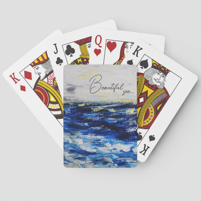 Amer ouverte Beautiful see Casinokort (Baksidan)