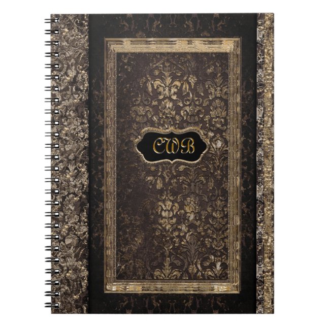Ameran JasperVictorian Anteckningsbok Med Spiral (Framsidan)