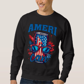 Ameri can  4th of july Sublimation 4 Lång Ärmad Tröja