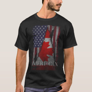 AMERI CAN.US Canada Design. T Shirt
