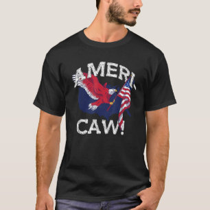 AMERI CAW Eagle America Meme USA 4:e juli T Shirt