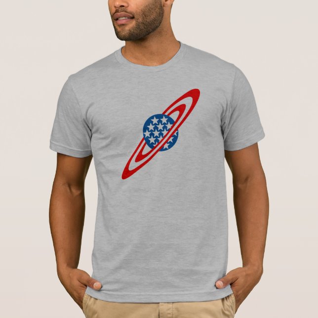 Ameri-Saturn T Shirt (Framsida)