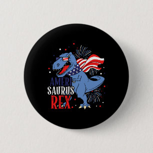 Ameri Saurus Rex 4:e Juli Dinosaurieoberoende Knapp