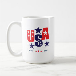 AMERICA250 Independence Day 1776 - 2026 Kaffemugg