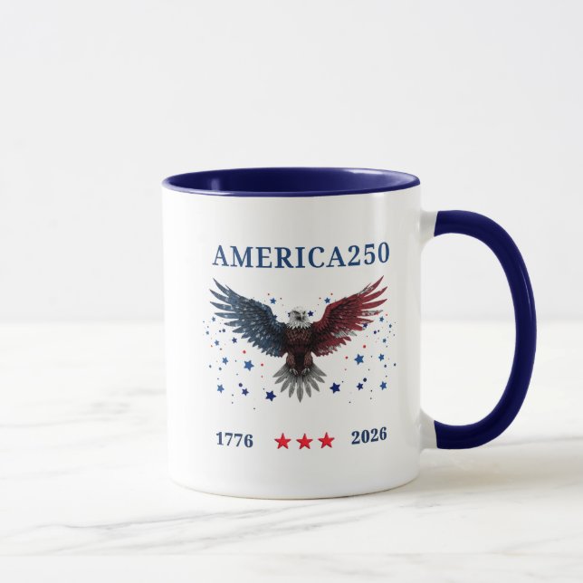 AMERICA250 Independence Day 1776 - 2026 Mugg (Höger)