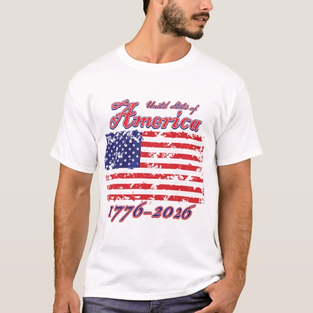 America 1776 / 2026 t shirt (Framsida)