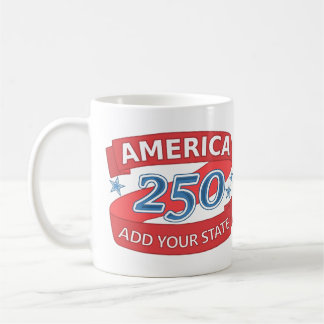 America 250 Add State Independence Anniversary Kaffemugg