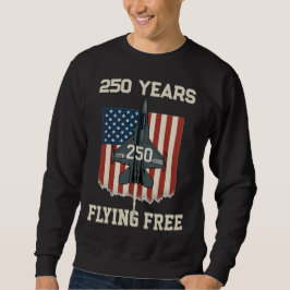 America 250 år flygande fritt T-shirt - 1776-2026 Lång Ärmad Tröja