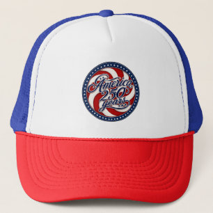 America 250 år patriotisk virvelmärke Retro Ame Keps