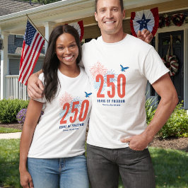 America 250-årsjubileum Retro Frihet T-Shirt
