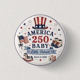 America 250 Baby / Lille Patriot Knapp