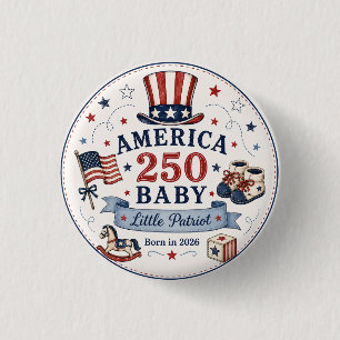 America 250 Baby / Lille Patriot Knapp