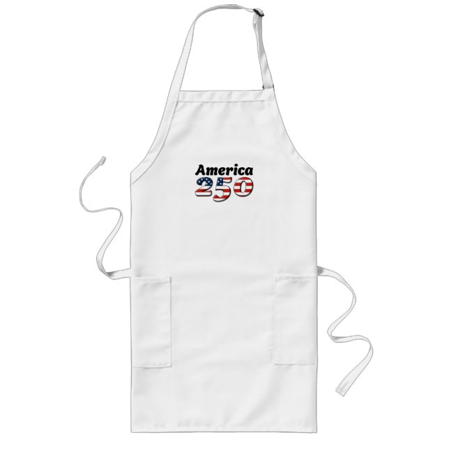 America 250 Design Långt Förkläde (Framsidan)