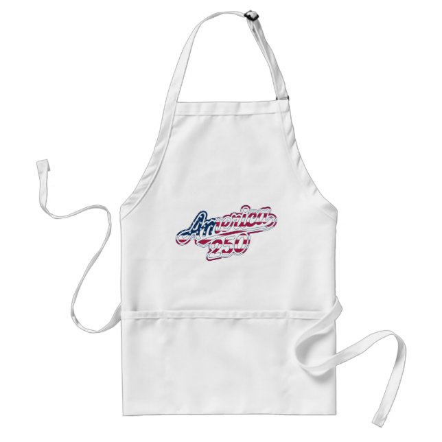 America 250 Flag Script Semiquincentennial Design  Förkläde (Framsidan)