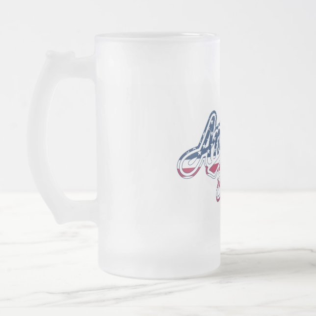 America 250 Flagskript Semiquincentennial Design Frostat Ölglas (Vänster)
