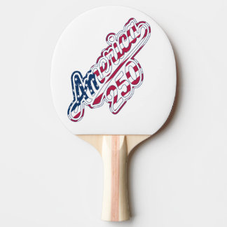 America 250 Flagskript Semiquincentennial Design Pingisracket