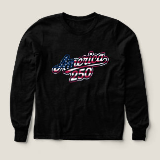 America 250 Flagskript Semiquincentennial Design T Shirt