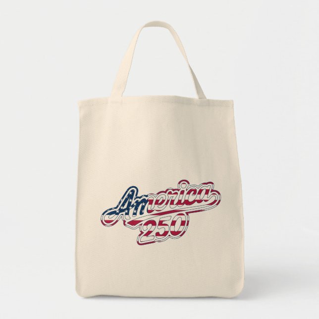 America 250 Flagskript Semiquincentennial Design Tygkasse (Framsidan)