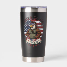 America 250 Fun Patriotic Eagle 4th of July Art
