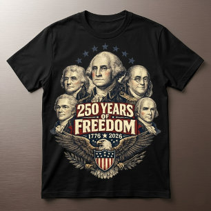 America 250 Grundande Fäder T Shirt
