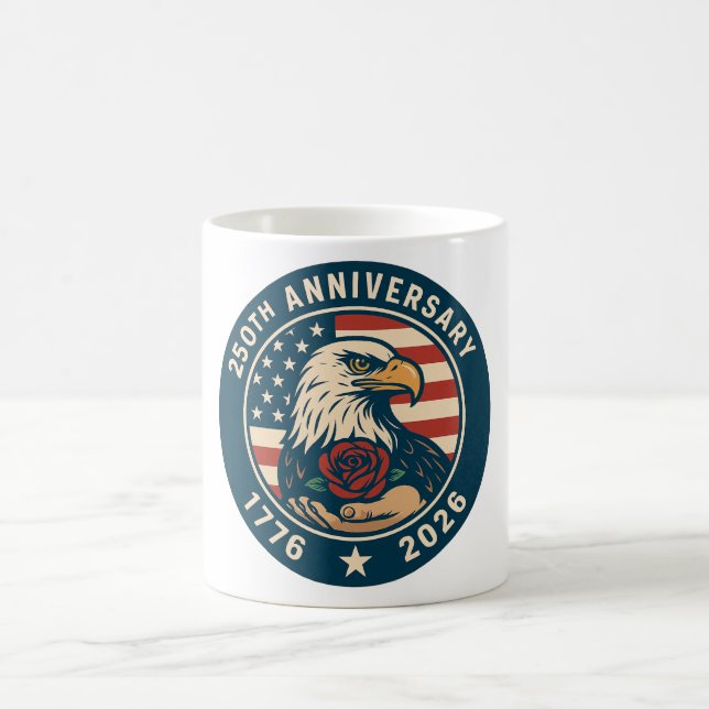 America 250: Honoring 250 Years of Independence Kaffemugg (Center)