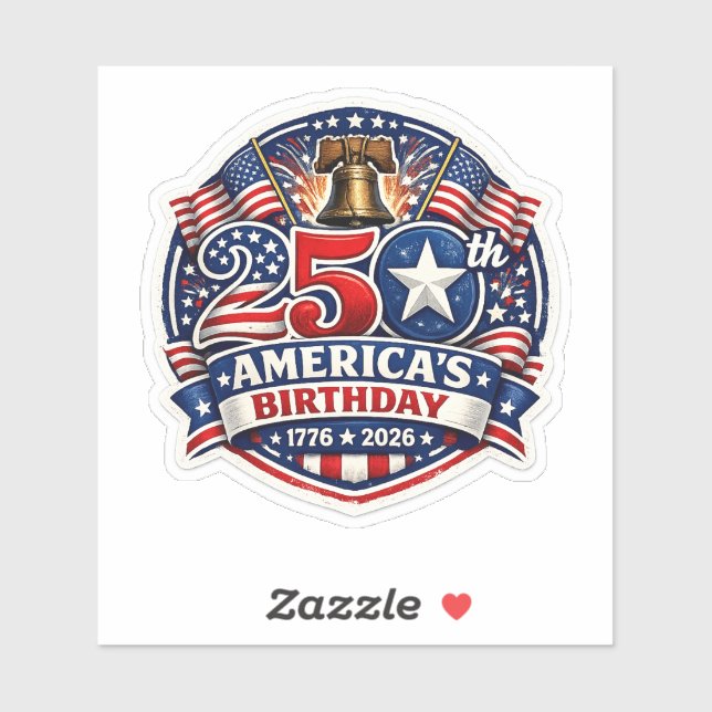 America 250 klistermärken (Ark)