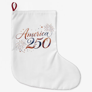 America 250 Minnesfirande Konst – 250-årsjubileum Stor Julstrumpa