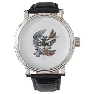 America 250 Örnvingar 2026 Patriotisk Design_1 Armbandsur