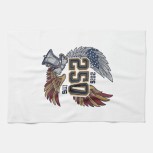 America 250 Örnvingar 2026 Patriotisk Design_1 Kökshandduk
