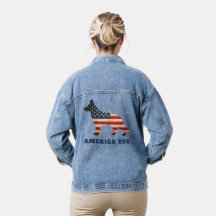 America 250 Patriotisk Tysk Schäferhund