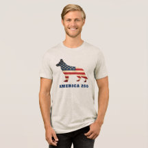 America 250 Patriotisk Tysk vallhund