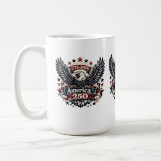 America 250 Patriotisk Vitörn 1776-2026 Mugg