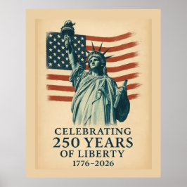America 250 Patriotiska Frihetsfirande Evenemang Poster
