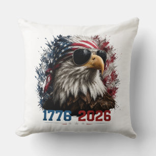 America 250 Patriotiska Örnflagga 1776–2026 Kudde