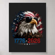 America 250 Patriotiska Örnflagga