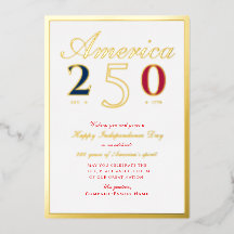 America 250 Semiquincentennial Patriotisk Röd
