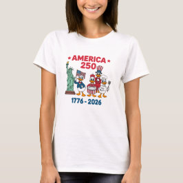 America 250 Silly Geese T Shirt