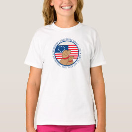 America 250 Sparking Freedom Girls Short Sleeve T Shirt