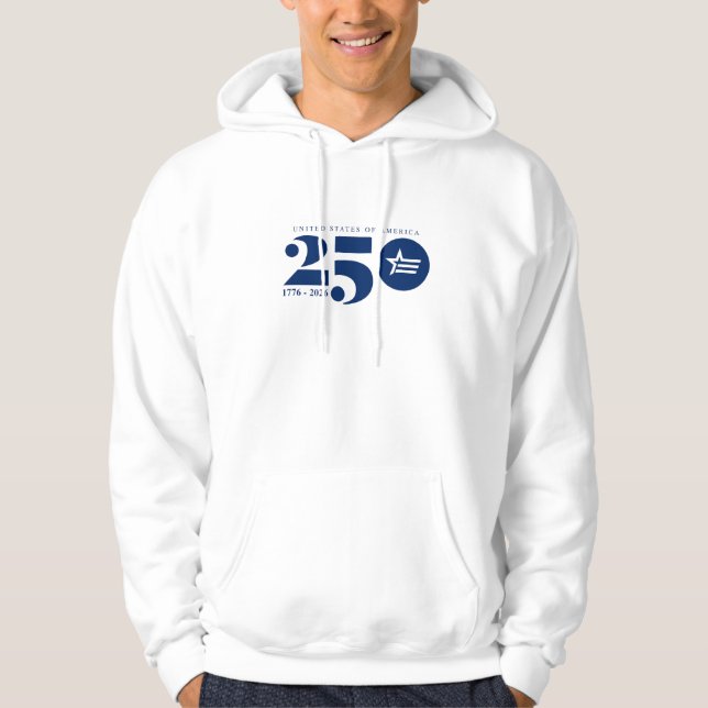 America 250 Stars and Stripes Hoodie (Framsida)