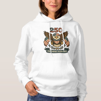 America 250 Vitkal Patriotisk T Shirt