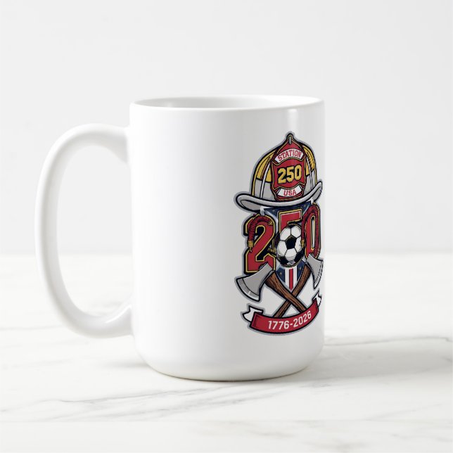 America 250 & VM 2026 Brandmans Edition Kaffemugg (Vänster)
