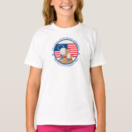 America 250 Year Founding Fathers Sh Sleeve Girls T Shirt