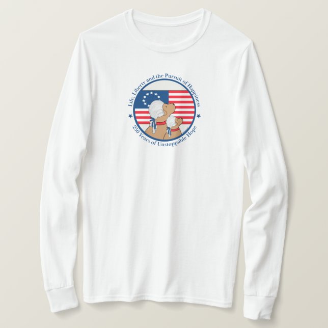 America 250 Year Founding Fathers Women’s T Shirt (Design framsida)