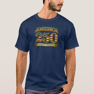 AMERICA 250 YEARS OF FREEDOM T SHIRT